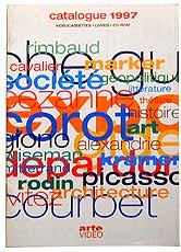 catalogue arte vid&eacute;o 1997