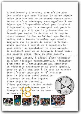 sport et litt&eacute;rature